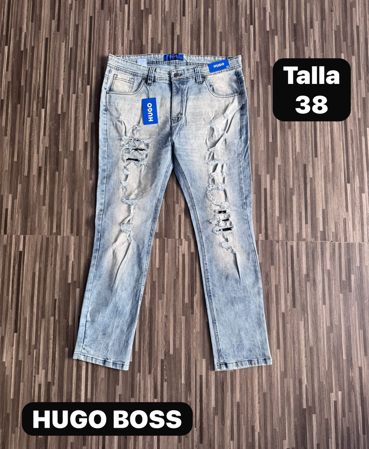 Jeans Hugo Boss Plus Réplica 1.1 Celeste Roto