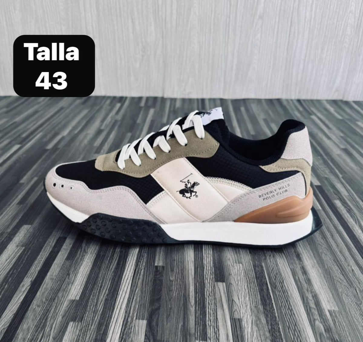 Tenis Beverly Hills Polo Club Verde Beige