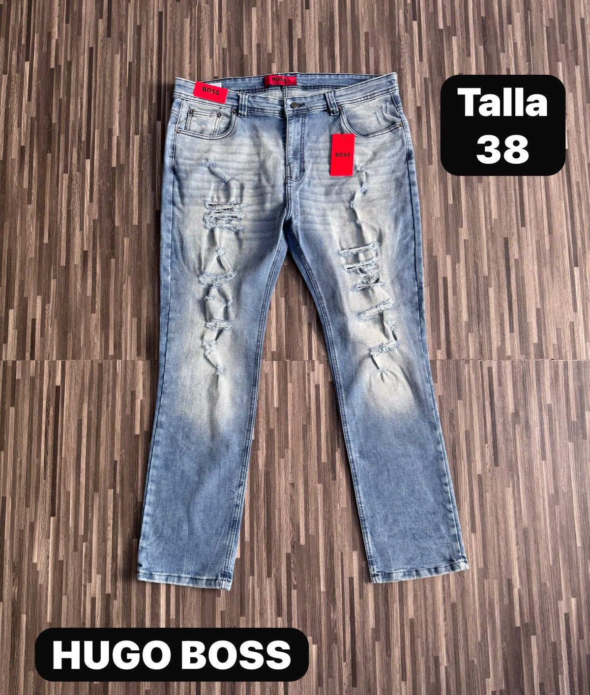 Jeans Hugo Boss Plus Réplica 1.1  Celeste 2