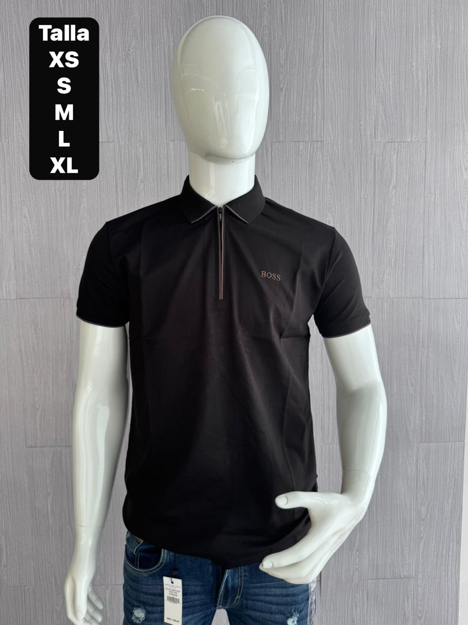 POLO HUGO BOSS CUELLO LINEA CAFE