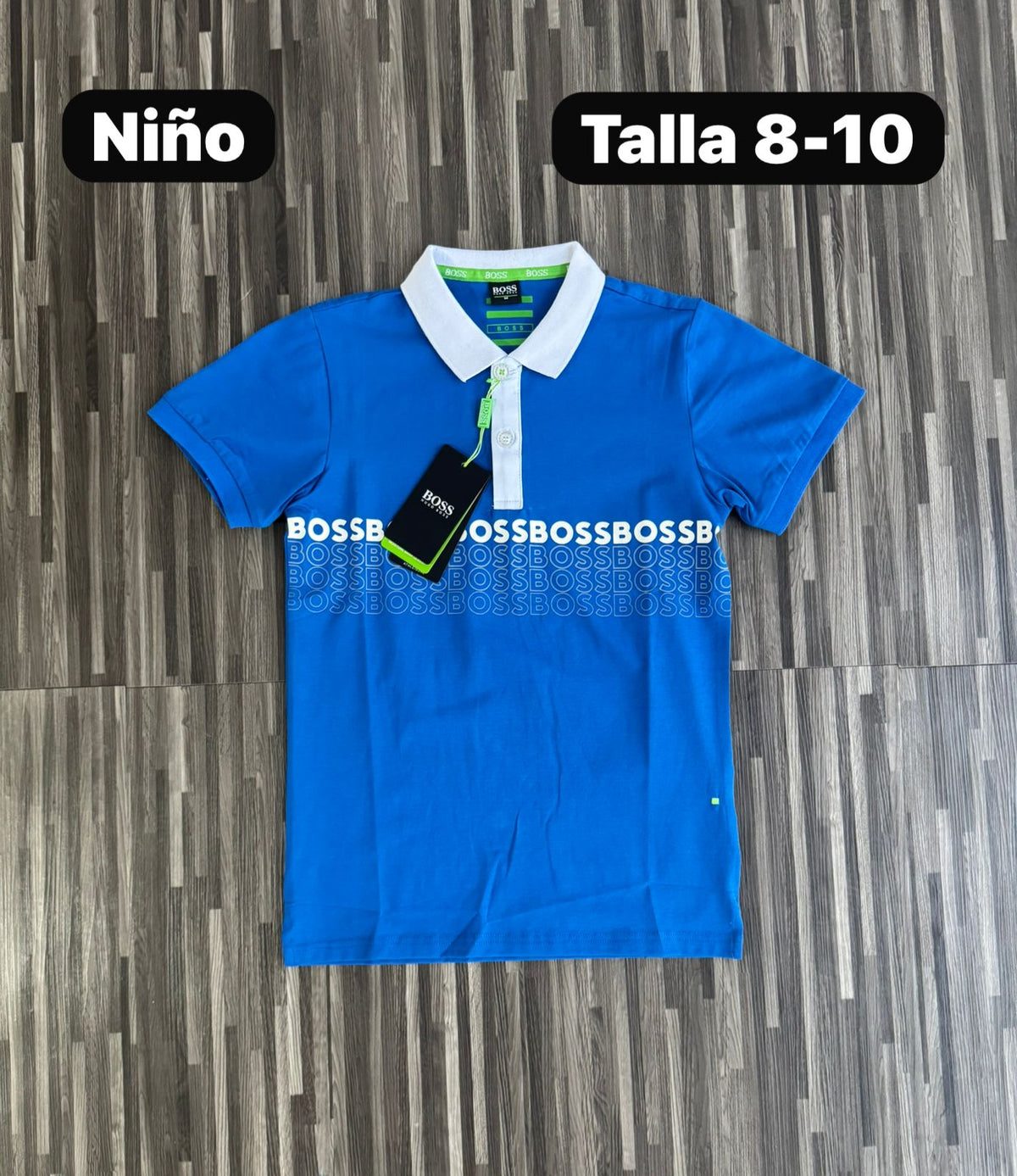Polo de Niño Letras en el Pecho