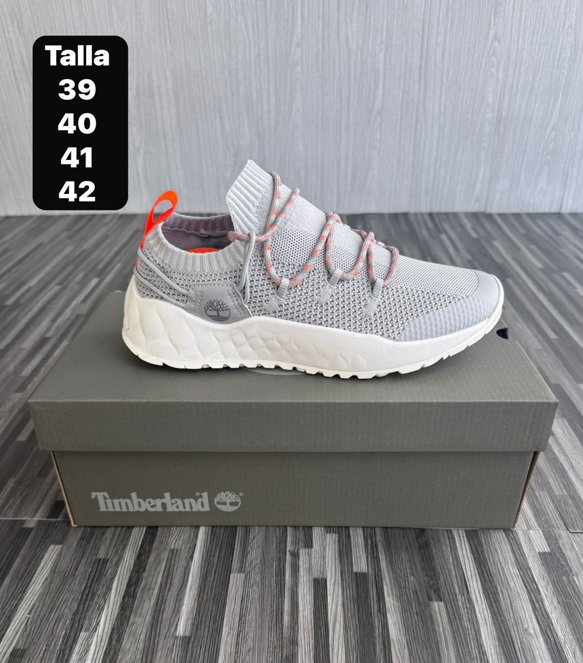 Timberland Solar Wave Low Slip Gris Naranja