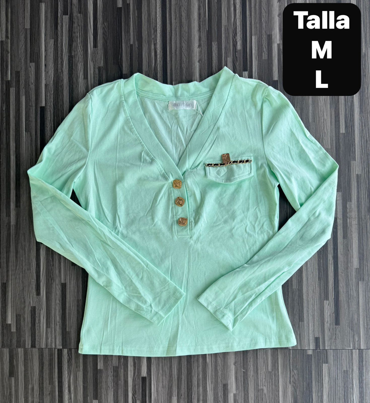 BLUSA MANGA LARGA