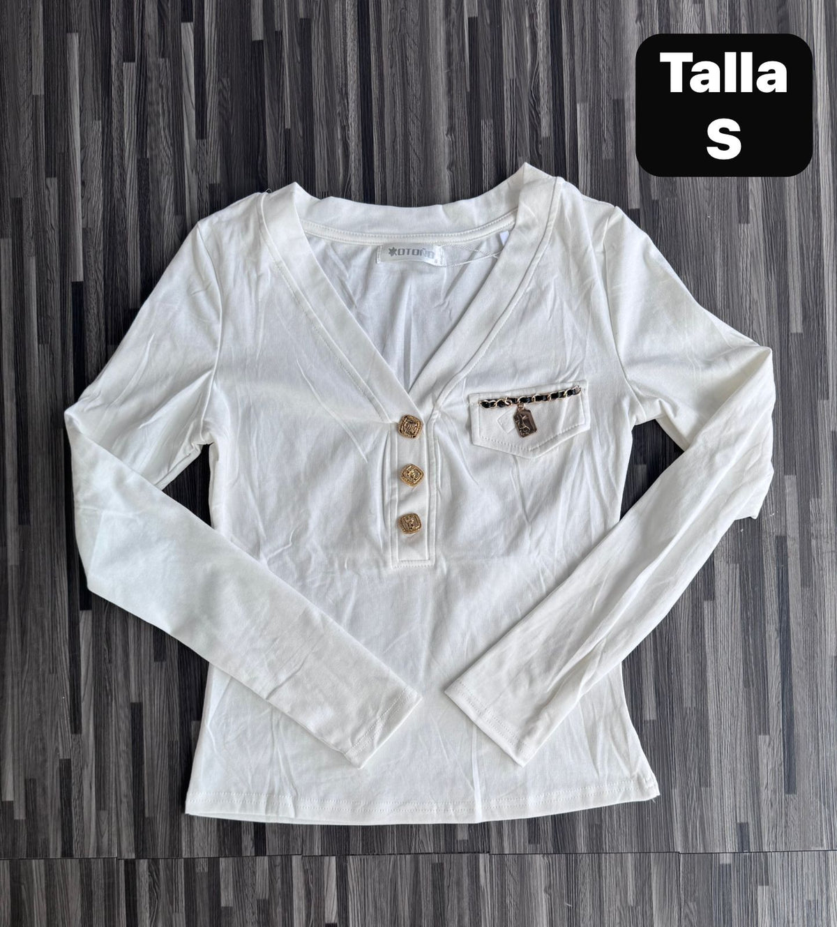 BLUSA MANGA LARGA