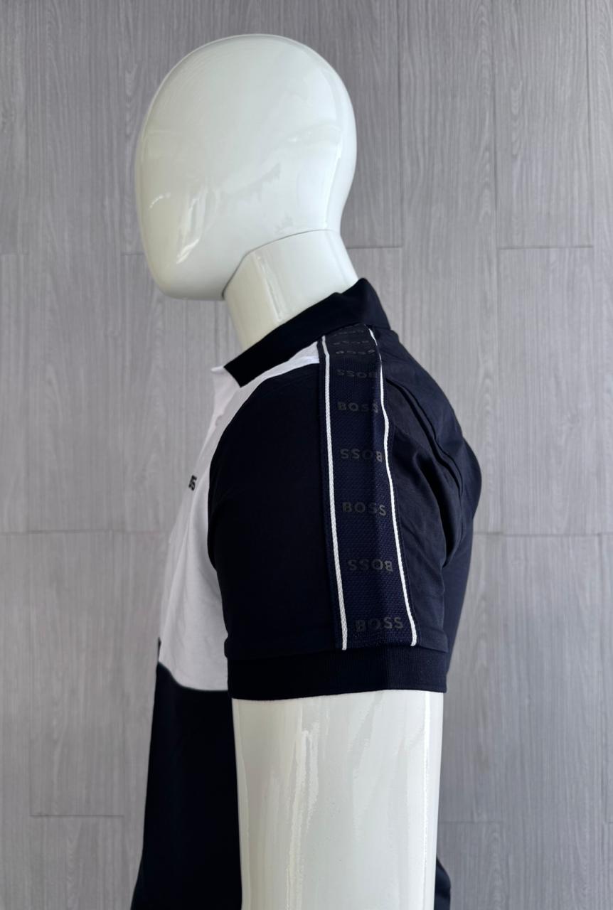 POLO HUGO BOSS MANGA DETALLE DUO